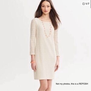 New w/tags Banana Republic Off White Alabaster Lace Dress